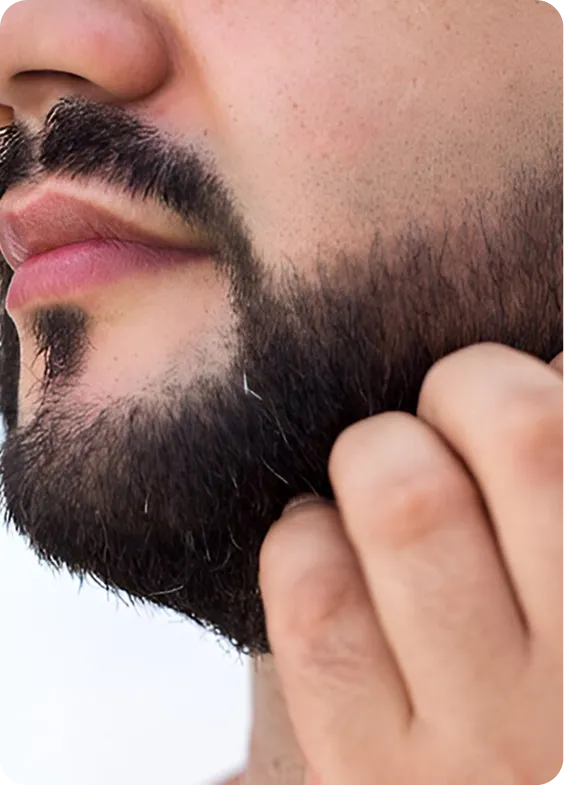 Fix patchy or greying beard