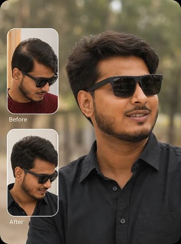Hair transformation result 5